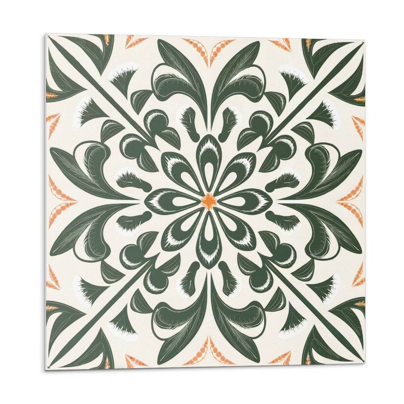Kafelki samoprzylepne Wallfluent 50x50 cm Kwiaty w otoczeniu liści 4 szt.