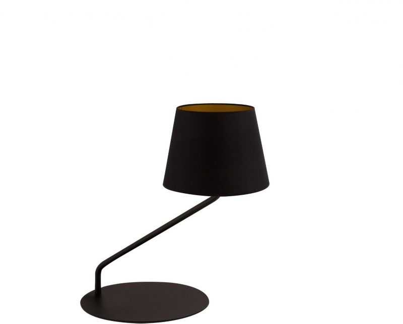 Lampka stołowa Sigma Lighting Lizbona czarno-miedziana 1 x E27 x 15W IP20 wym: 43 x 41 x 25 cm metal - 1 szt.