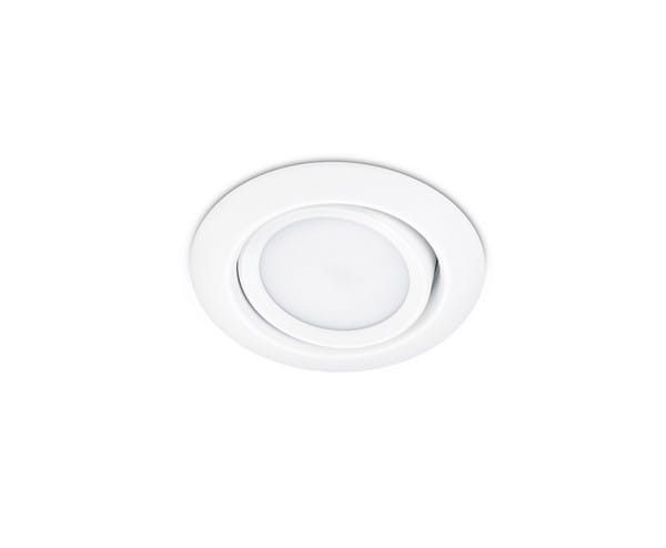 Oprawa sufitowa wpuszczana Trio Rila biała LED 5W 3000K 370 lm ruchoma IP20 wym: 8,2 x 8,2 cm okrągła - 1 szt.