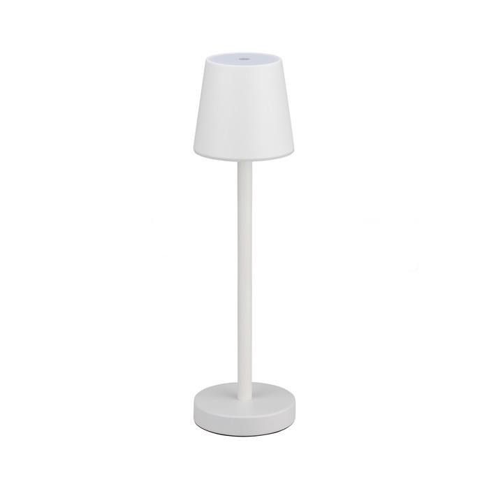 Lampka biurkowa V-TAC 7703 biała LED 3W 4000K 70lm akumulator IP20 wym: 39 x 10.5 x 10.5 cm aluminium - 1 szt.