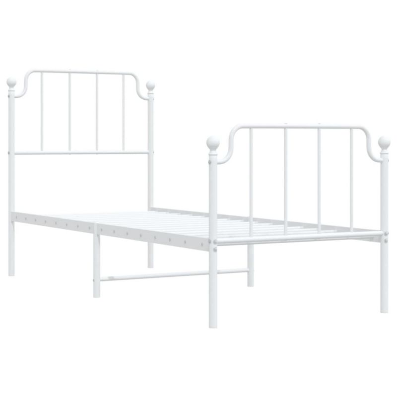 Łóżko metalowe WaszeMeble 75x190 cm biała WM-373944 1 szt.