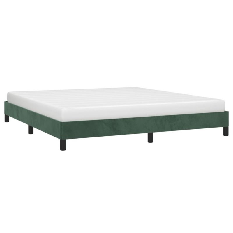 Łóżko tapicerowane WaszeMeble 160x200 cm ciemnozielone WM-346985 1 szt.