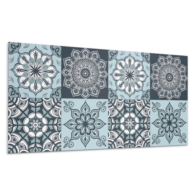 Panel samoprzylepny Wallfluent 100x50 cm Mandala w siatce wzorów 1 szt.