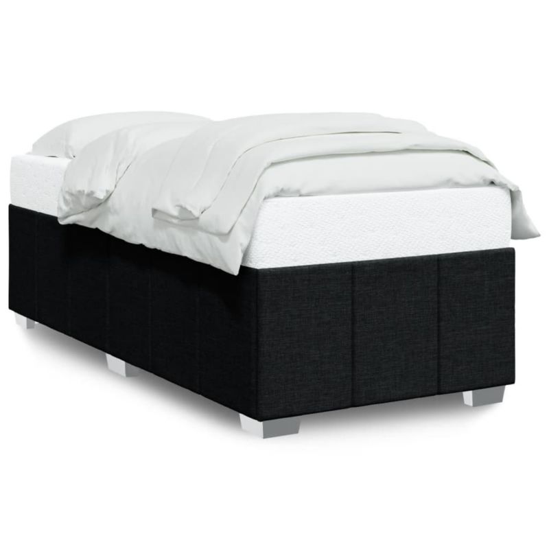 Łóżko tapicerowane WaszeMeble 90x190 cm czarna WM-3284799 1 szt.