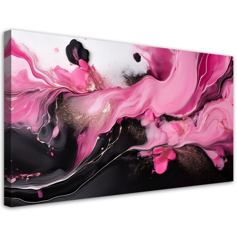 Obraz na płótnie Feeby Różowa Abstrakcja Loft 120x60cm 1szt