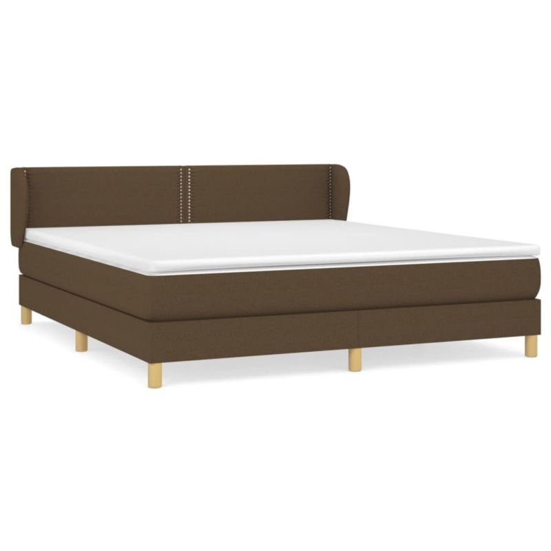 Łóżko kontynentalne WaszeMeble 160x200 cm brązowe WM-3126736 1 szt.