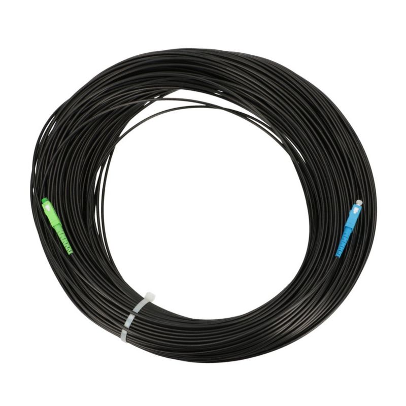 Patchcord Extralink SC/APC-SC/UPC Okrągły, wiszący, jednomodowy, Simplex, G.657A2, 100m 1szt