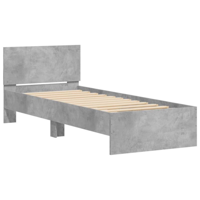 Łóżko drewniane WaszeMeble 90x200 cm szarość WM-838627 1 szt.