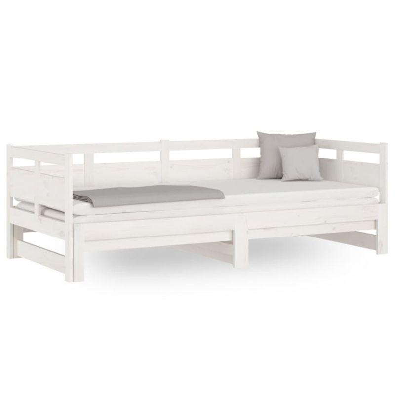 Łóżko dzienne WaszeMeble 90x190 cm rozsuwane białe WM-820323 1 szt.