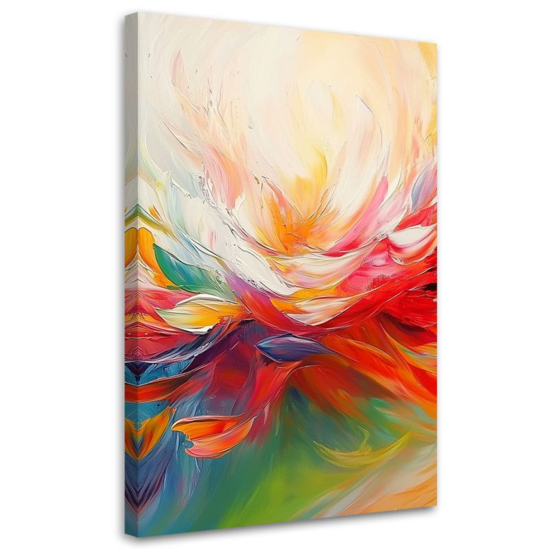 Obraz na płótnie Feeby Ekspresja Kolorów Abstrakcja 80x120cm 1szt
