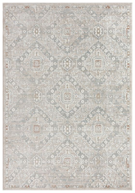 Dywan wewnętrzny Taranto SL11A prostokąt Mazovia 200x 300 cm beżowy,kremowy motyw geometryczny krótki włos 1 szt.