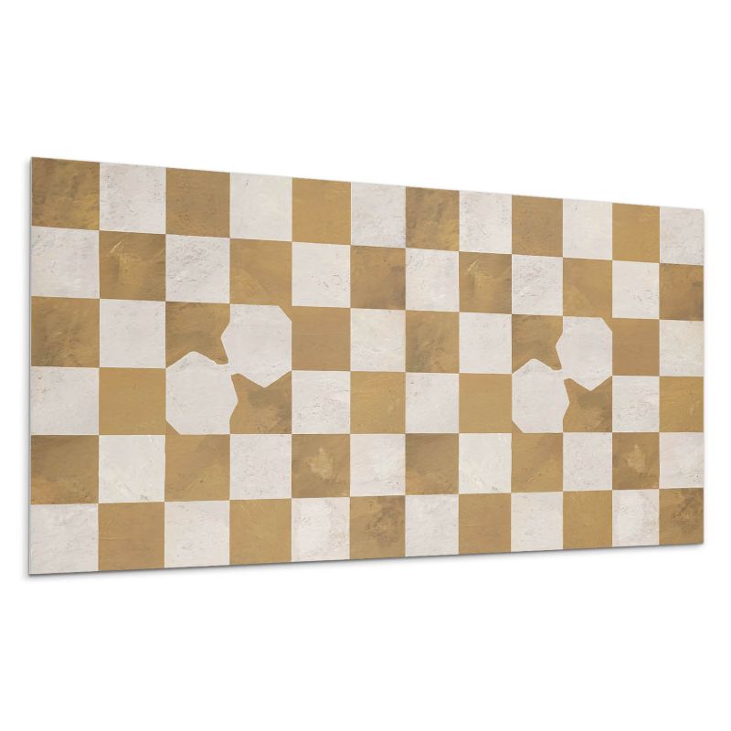 Panel samoprzylepny Wallfluent 120x60 cm Dynamiczny motyw szachownicy 1 szt.