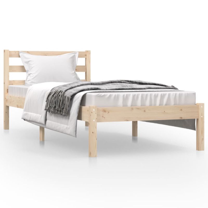 Łóżko drewniane WaszeMeble 75x190 cm brązowe WM-810390 1 szt.