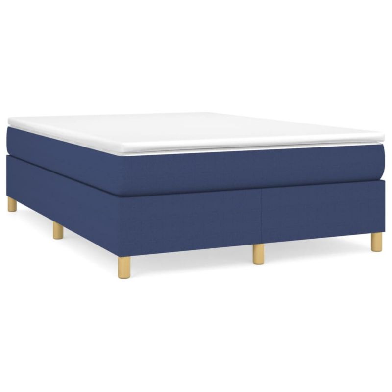 Łóżko kontynentalne WaszeMeble 140x190 cm niebieskie WM-3144520 1 szt.