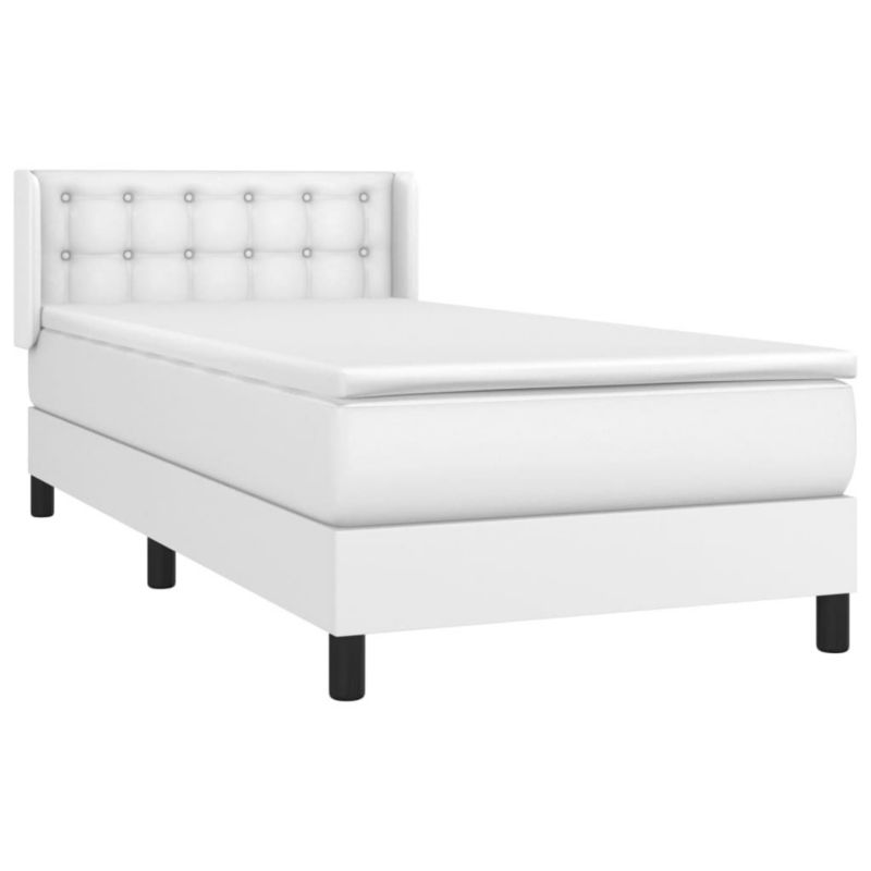 Łóżko kontynentalne WaszeMeble 90x200 cm białe WM-3130758 1 szt.