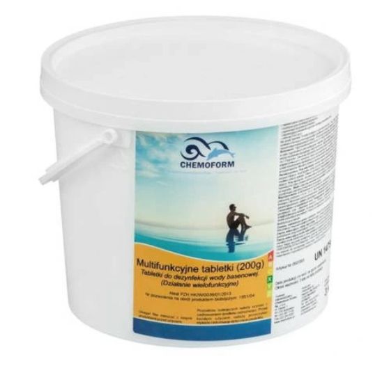 Chemia basenowa Pool System Chemoform Chemochlor Multitabletki 150szt, 3kg, 1szt.