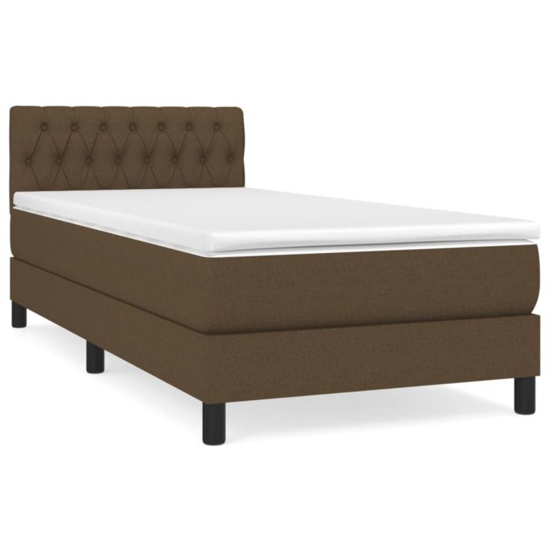 Łóżko kontynentalne WaszeMeble 100x200 cm brązowe WM-3140276 1 szt.