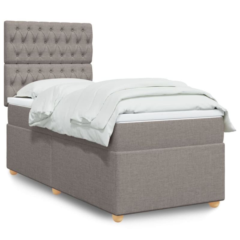 Łóżko kontynentalne WaszeMeble 90x190 cm Brązowe WM-3291146 1 szt.
