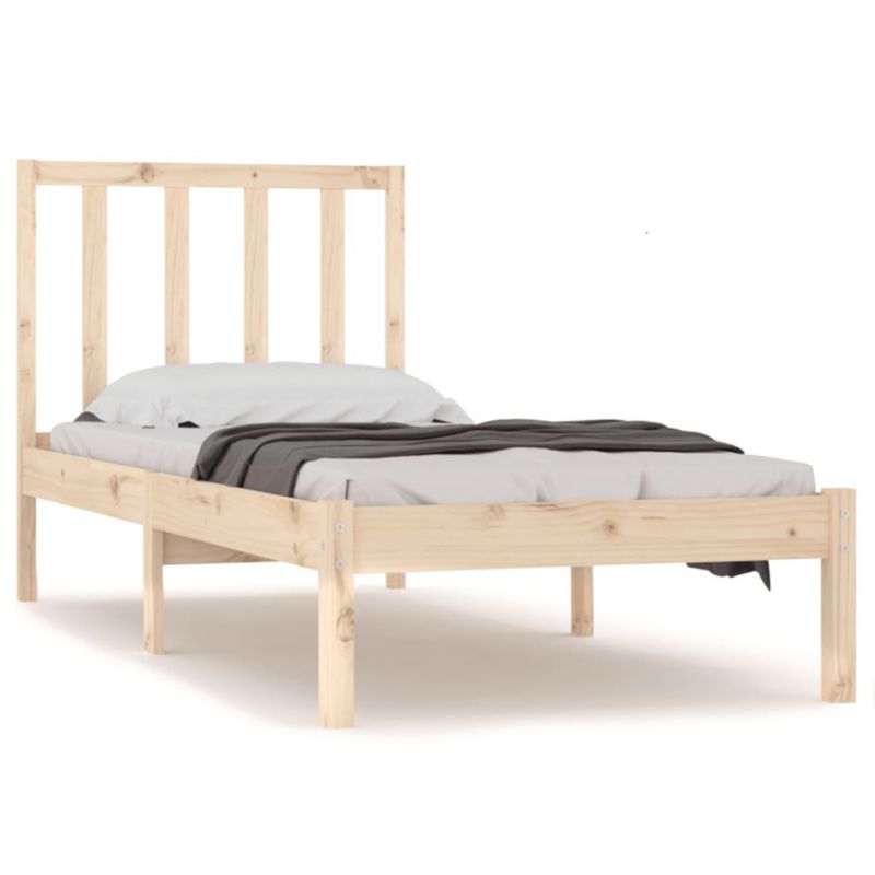 Łóżko drewniane WaszeMeble 75x190 cm brązowe WM-3105096 1 szt.