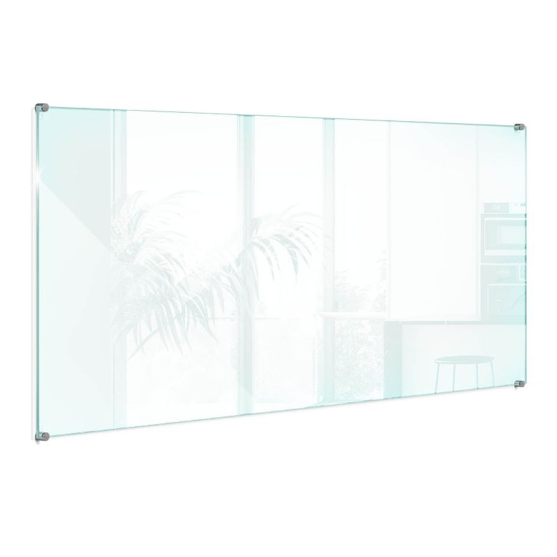 Panel Szklany Kuchenny Prostokątny Wallfluent 120x60 Transparentny Z Mocowaniem 1 szt.
