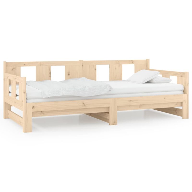 Łóżko dzienne WaszeMeble 80x200 cm rozsuwane brązowe WM-820287 1 szt.