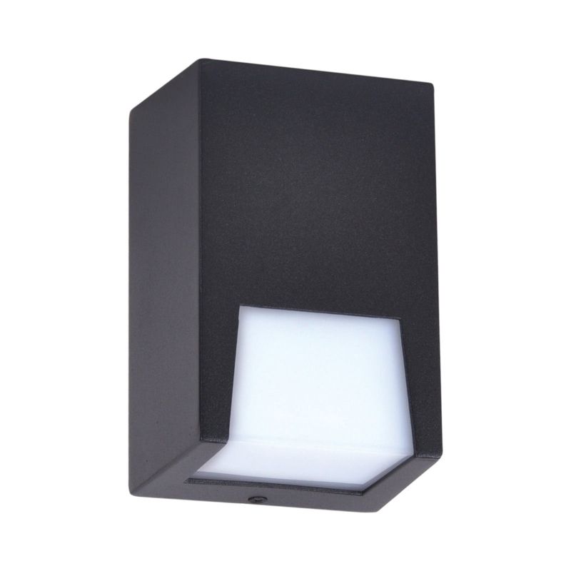 Kinkiet ścienny zewnętrzny Kaja Slot czarno-biały 1 x GU10 x 60W IP44 wym: 14 x 9 cm - 1 szt.