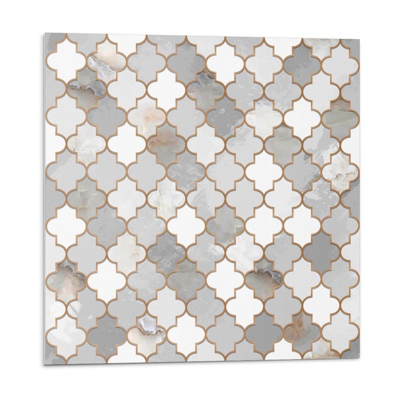 Kafelki samoprzylepne Wallfluent 50x50 cm Kształty w mozaice pełne kolorów 4 szt.