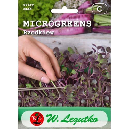1 szt, Mikrogreen Rzodkiew - Nasiona: Ilość w opakowaniu: 3 g