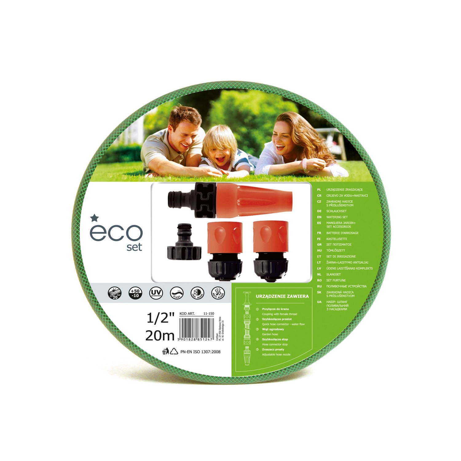 Cellfast Zestaw ECO 13 mm (1/2") 20 m