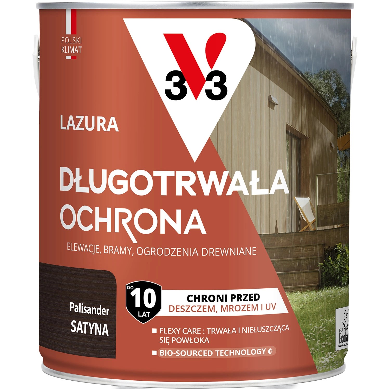 V33 Lazura długotrwała ochrona palisander 2,5L