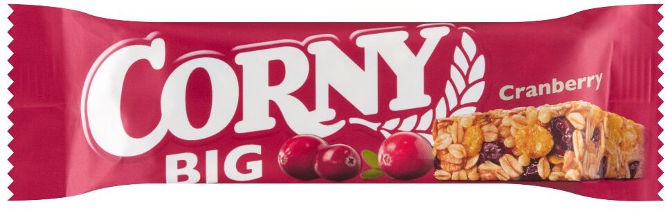 Baton zbożowy Corny Big z żurawiną, 50g