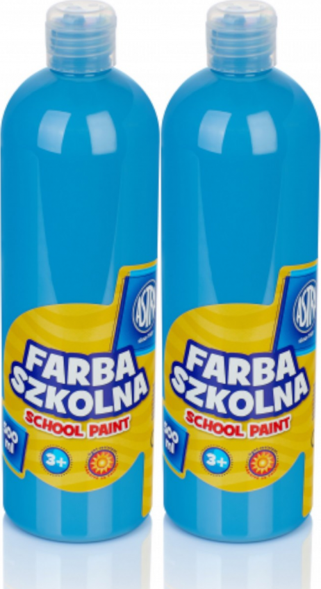 2x Farba plakatowa Astra, 500ml, niebieski