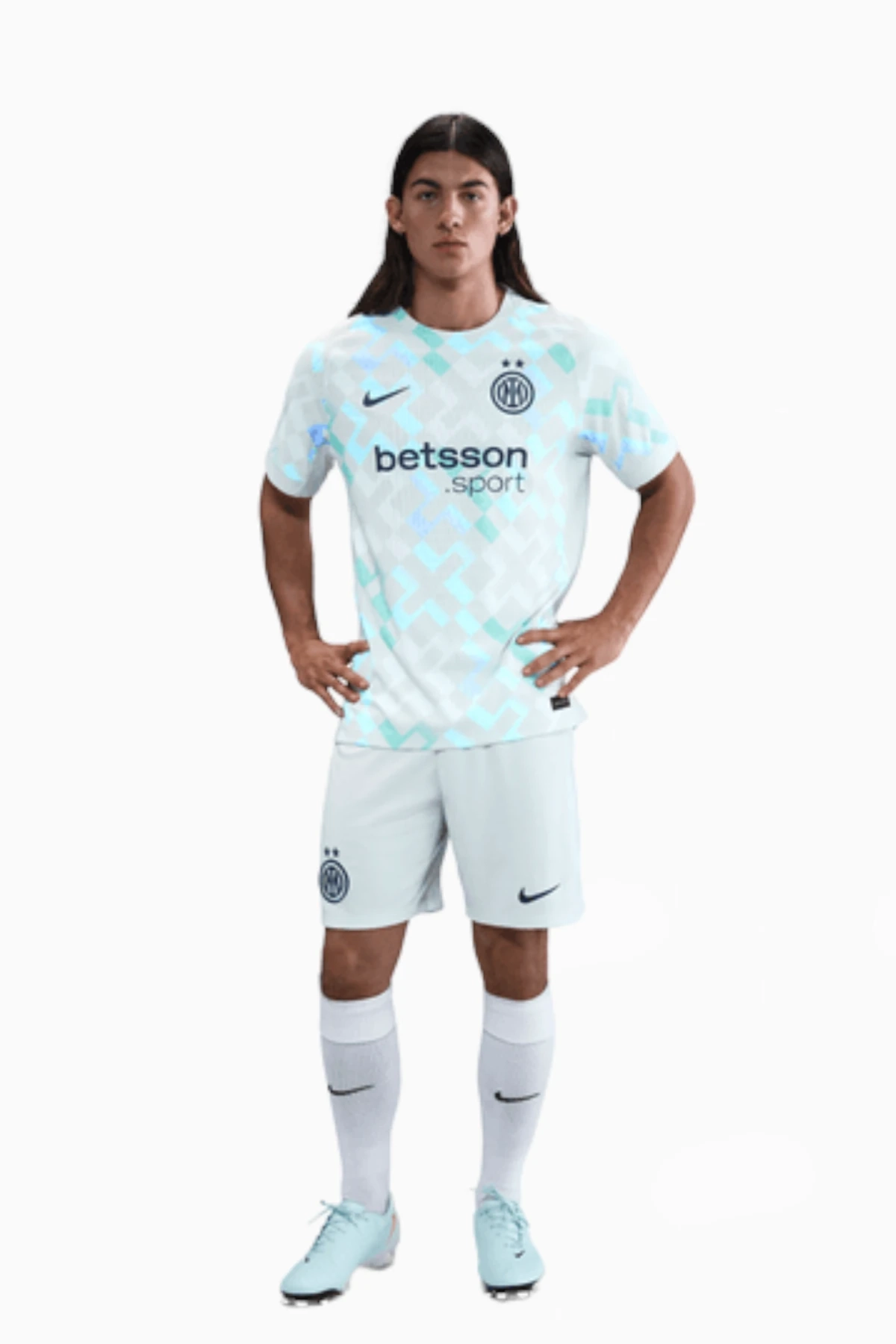 Spodenki Nike Inter Mediolan 25/26 Wyjazdowe Stadium - Niebieski