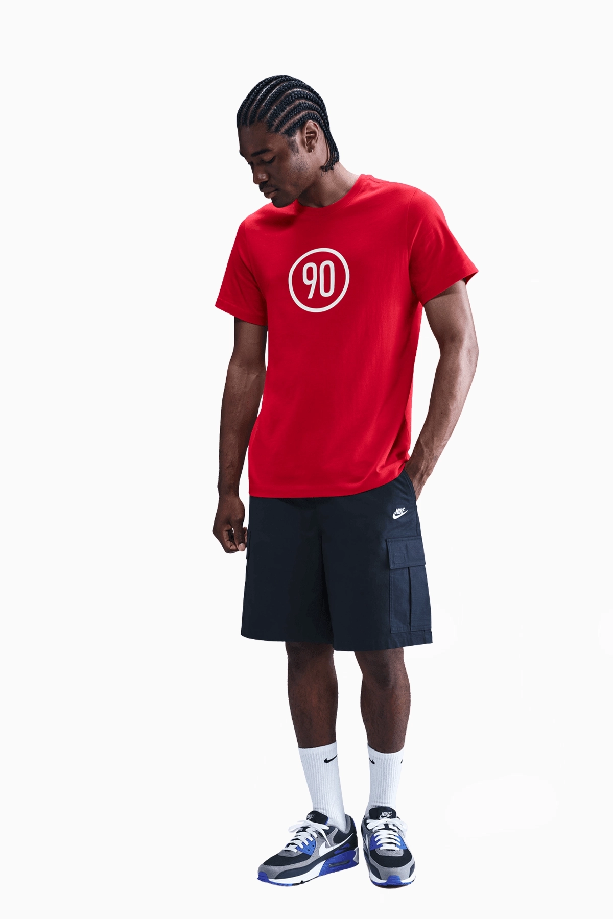 Koszulka Nike Total 90 Tee - Czerwony