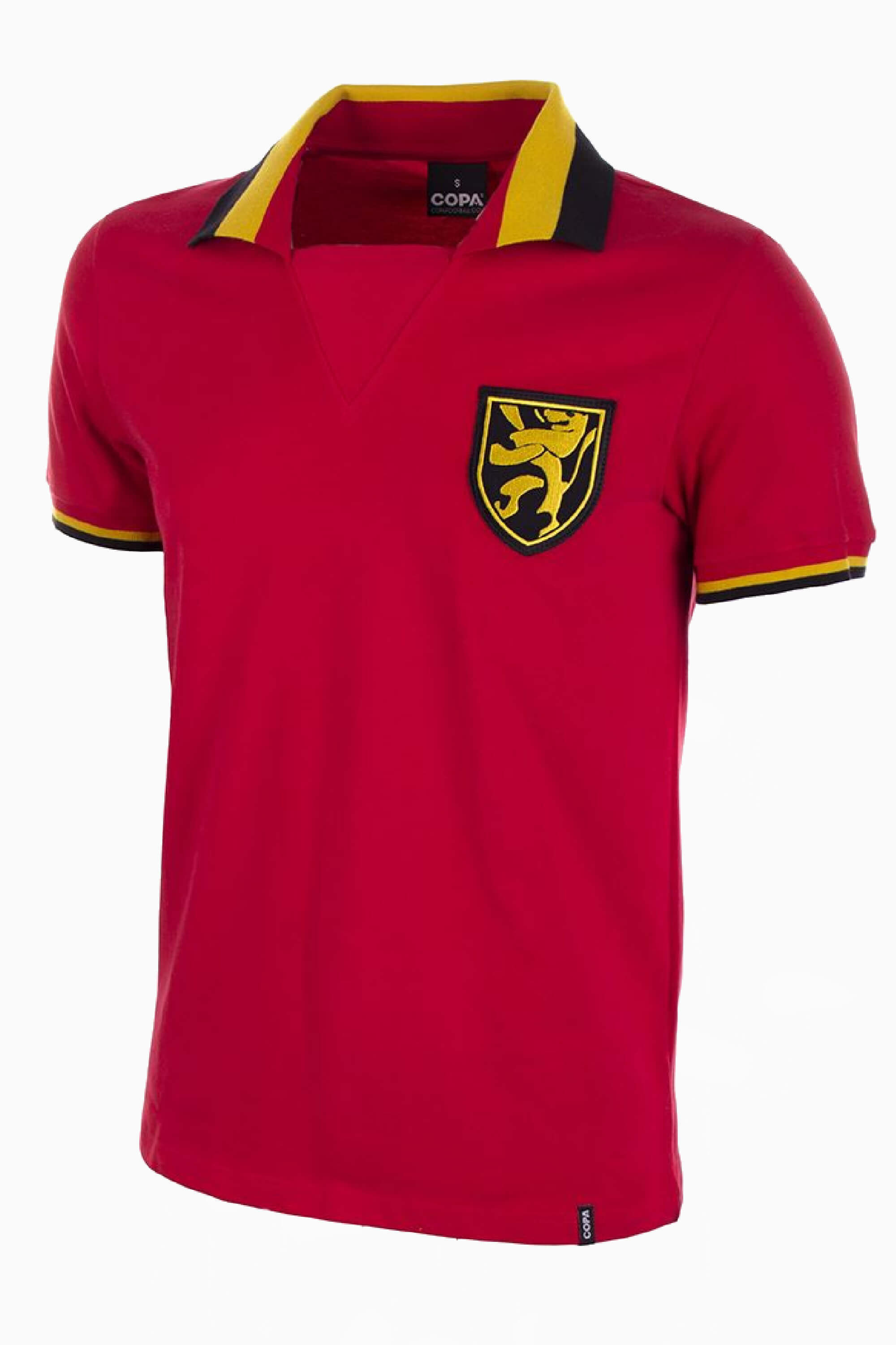 Koszulka Reprezentacji Belgii Retro COPA 1960's - Czerwony