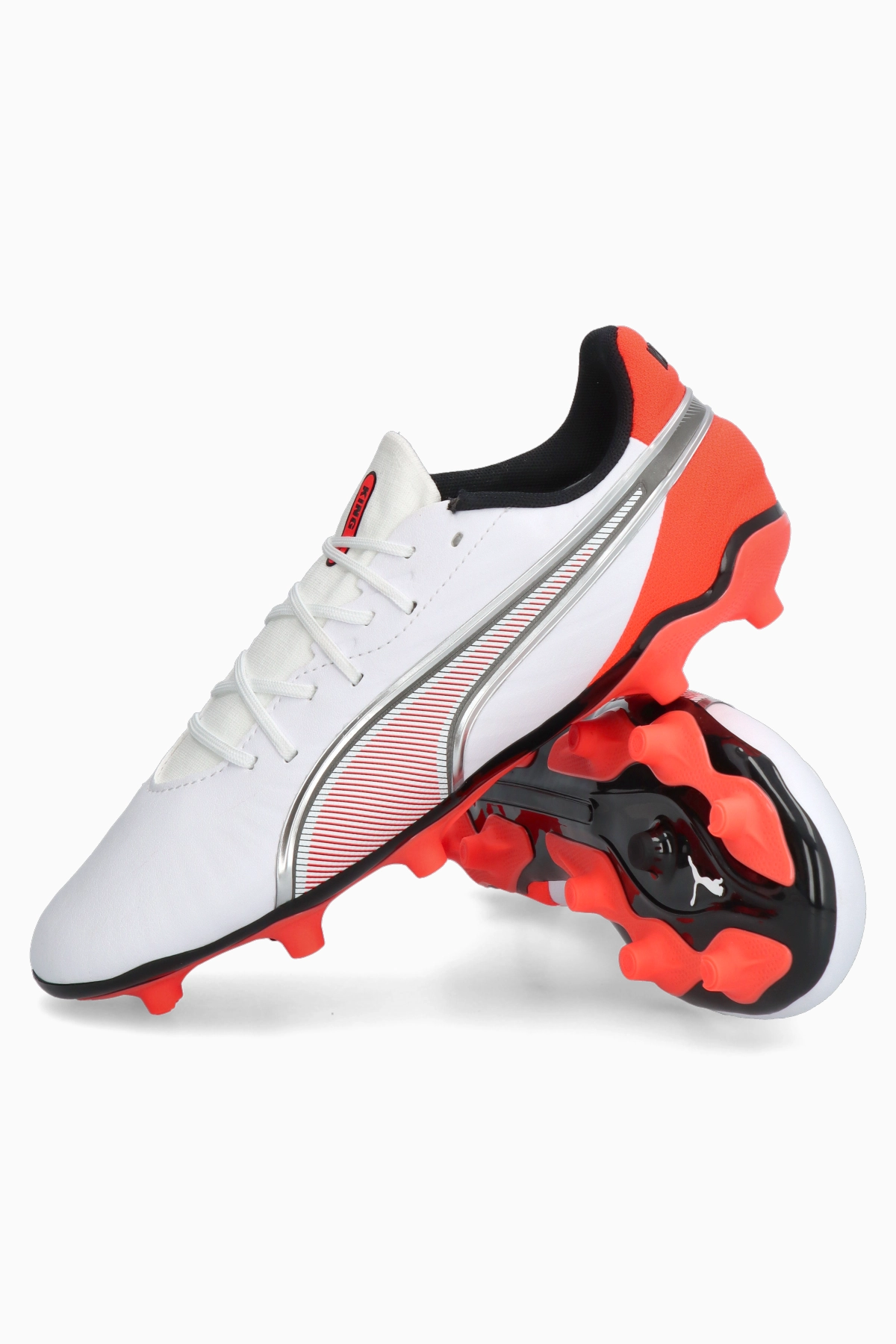 Korki Puma King Match FG/AG Junior - Biały
