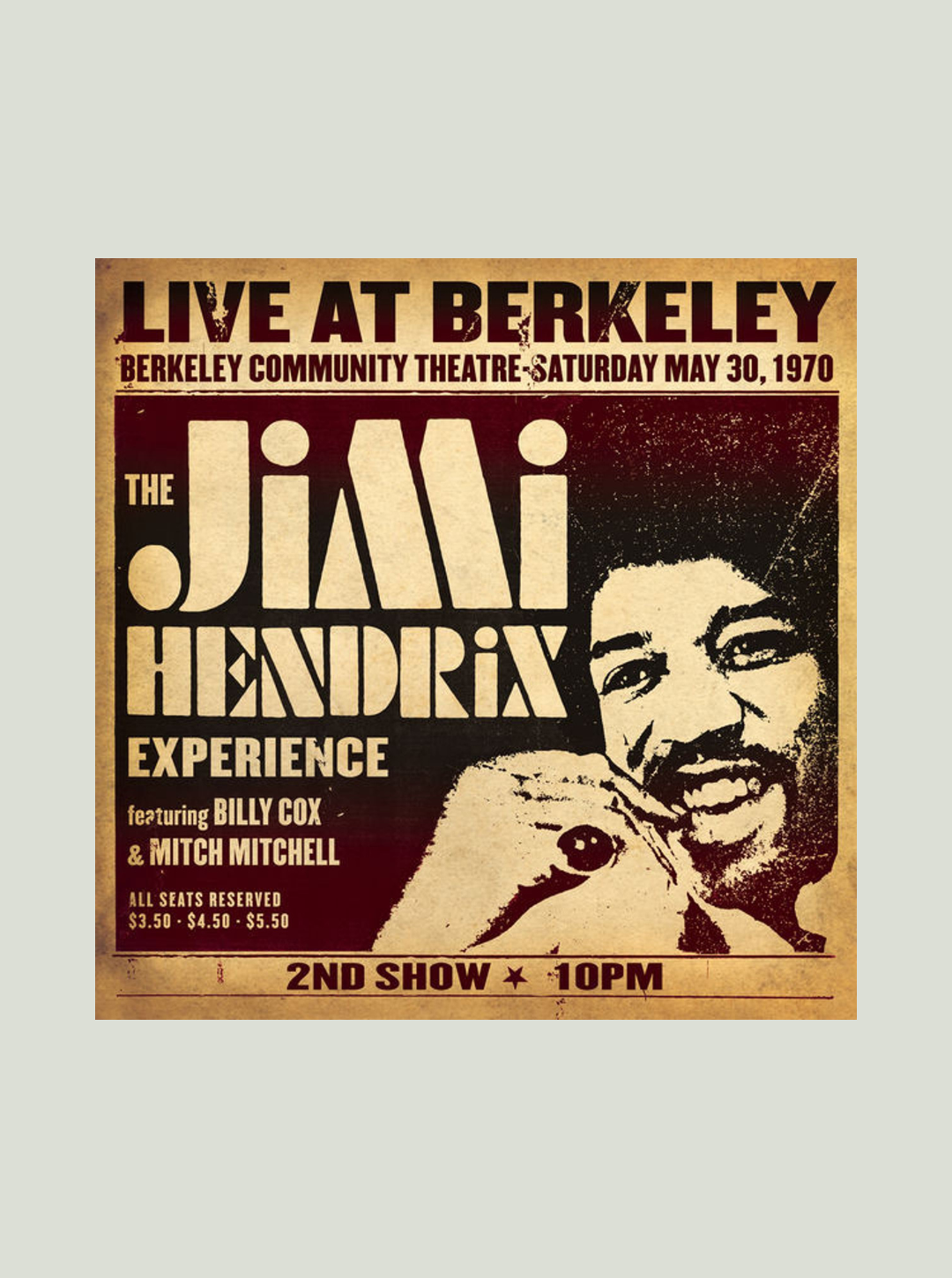 Płyta winylowa Jimi Hendrix - Live At Berkeley, May 30, 1970 - 2nd Show (180g)