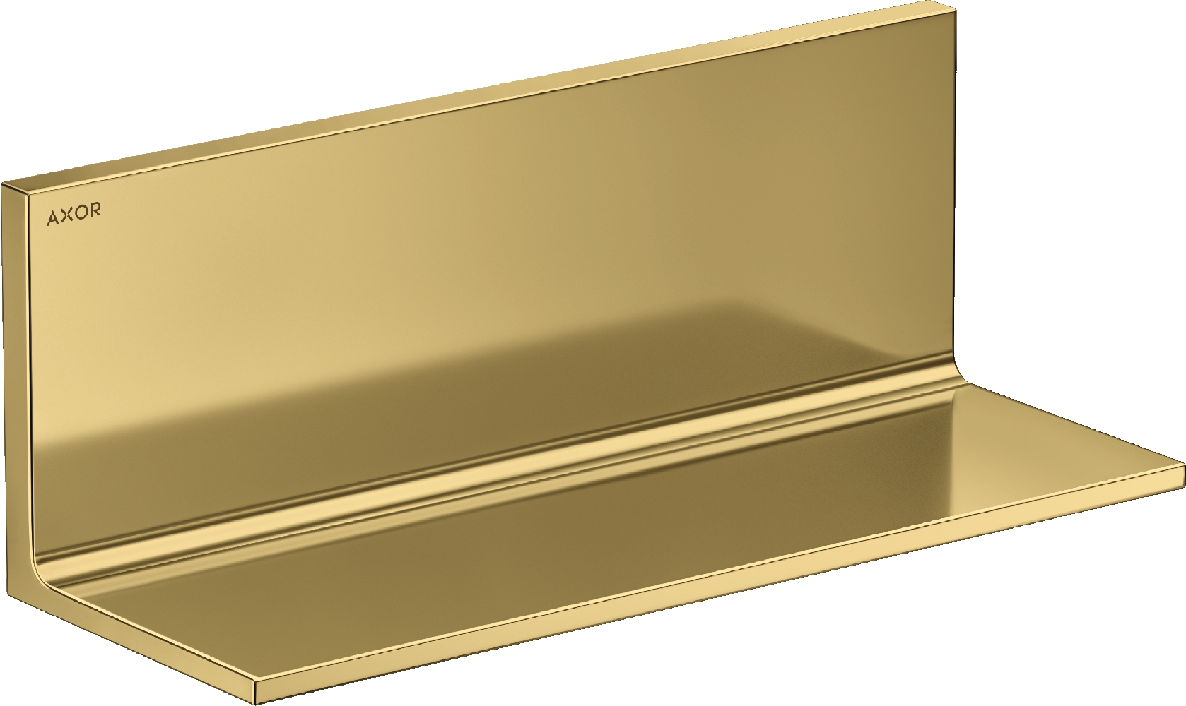 Axor Universal Rectangular półka 30 cm złoty optyczny polerowany 42644990