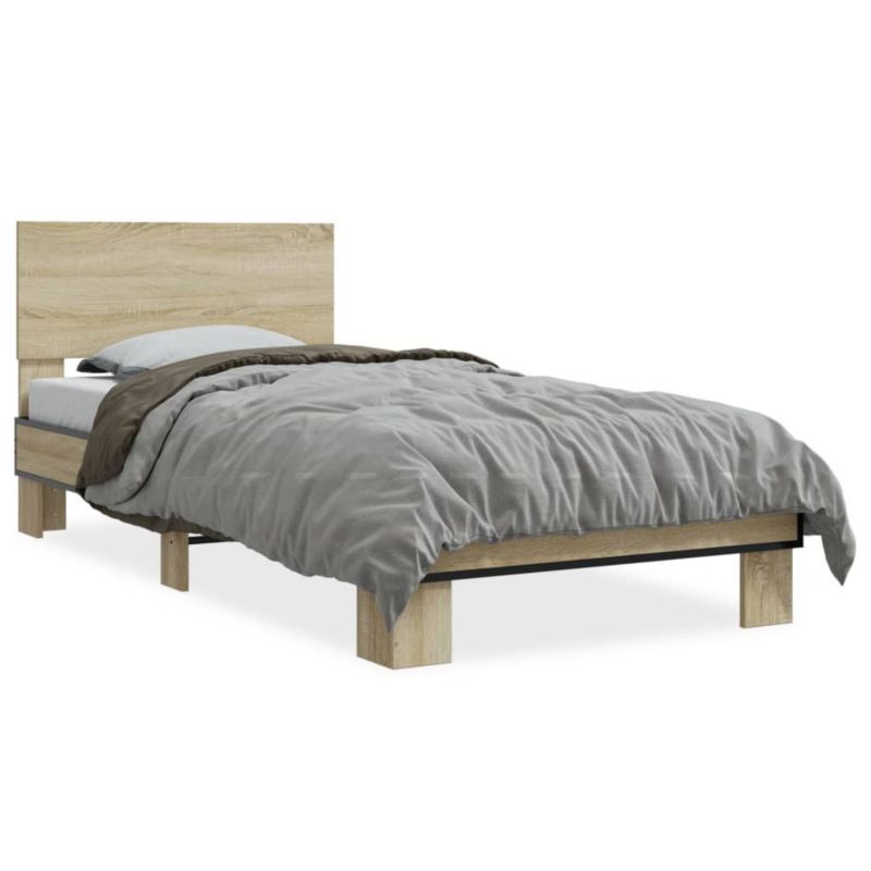 Łóżko drewniane WaszeMeble 75x190 cm brązowe WM-845813 1 szt.