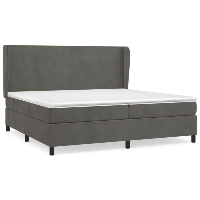 Łóżko kontynentalne WaszeMeble 200x200 cm ciemnoszary WM-3129112 1 szt.