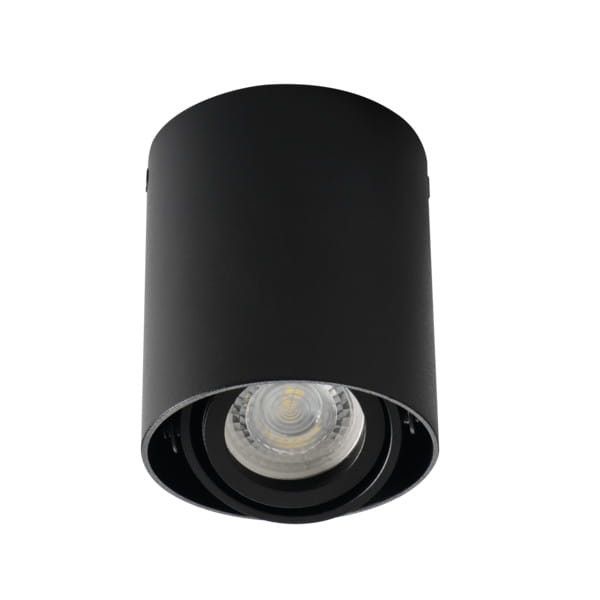 Oprawa sufitowa Kanlux Toleo czarny 1 x GU10 x 25W IP20 wym: 9 x 9 cm - 1 szt.