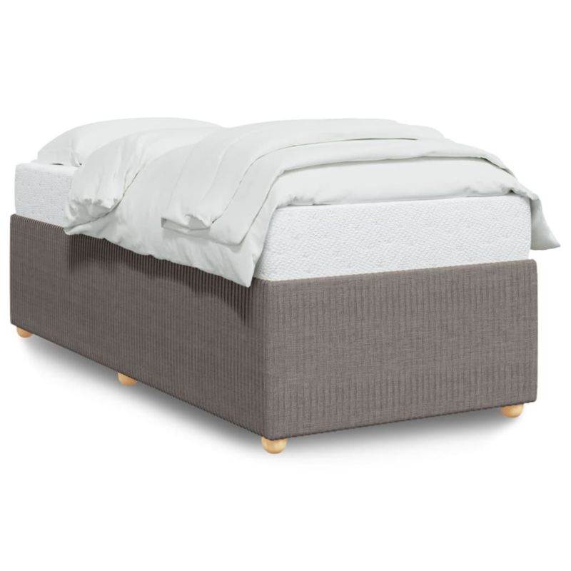 Łóżko tapicerowane WaszeMeble 100x200 cm Brązowe WM-3284918 1 szt.