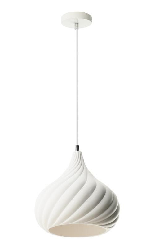 Lampa sufitowa wisząca Lampex Oliver biała wym: 80 x 25 x 25 cm 1xE27 x 60W 1 szt.