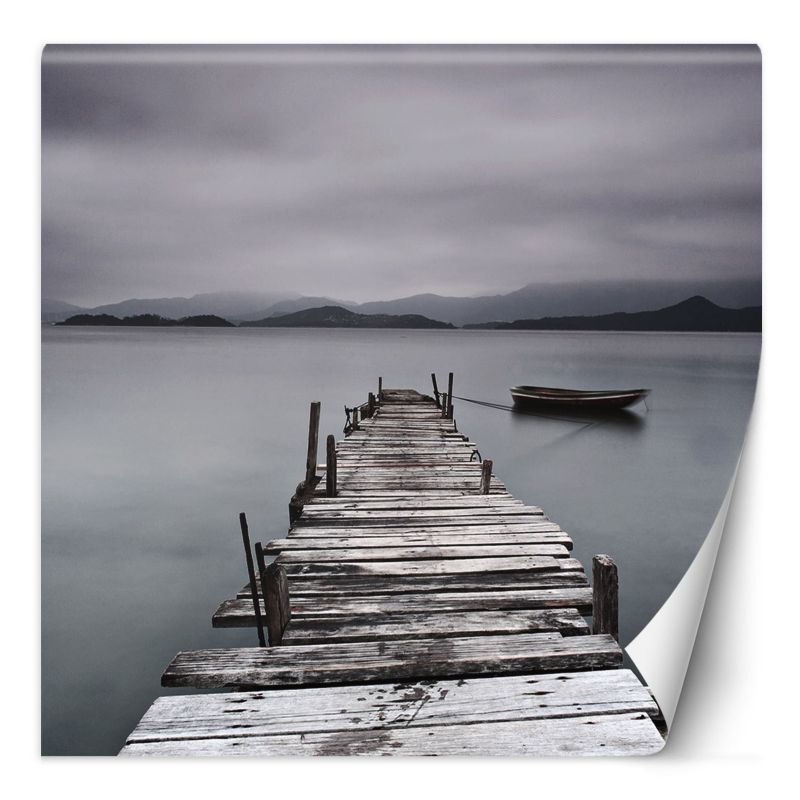 Fototapeta Feeby Stary pomost jezioro 250x250 1 szt