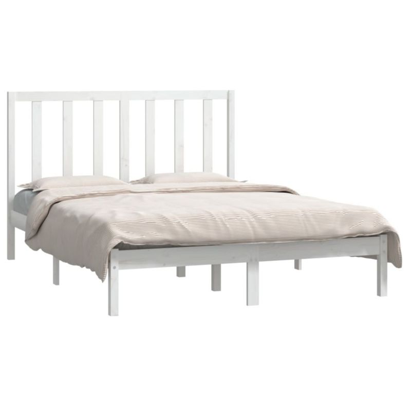 Łóżko drewniane WaszeMeble 140x190 cm biała WM-3106619 1 szt.