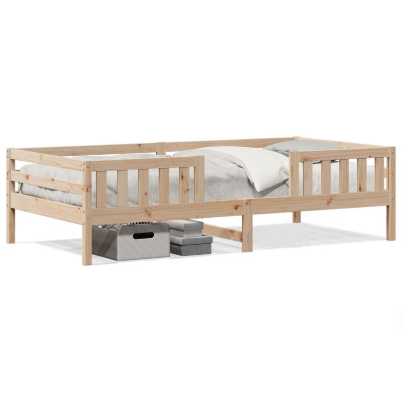 Łóżko drewniane WaszeMeble 80x200 cm brązowe WM-846976 1 szt.