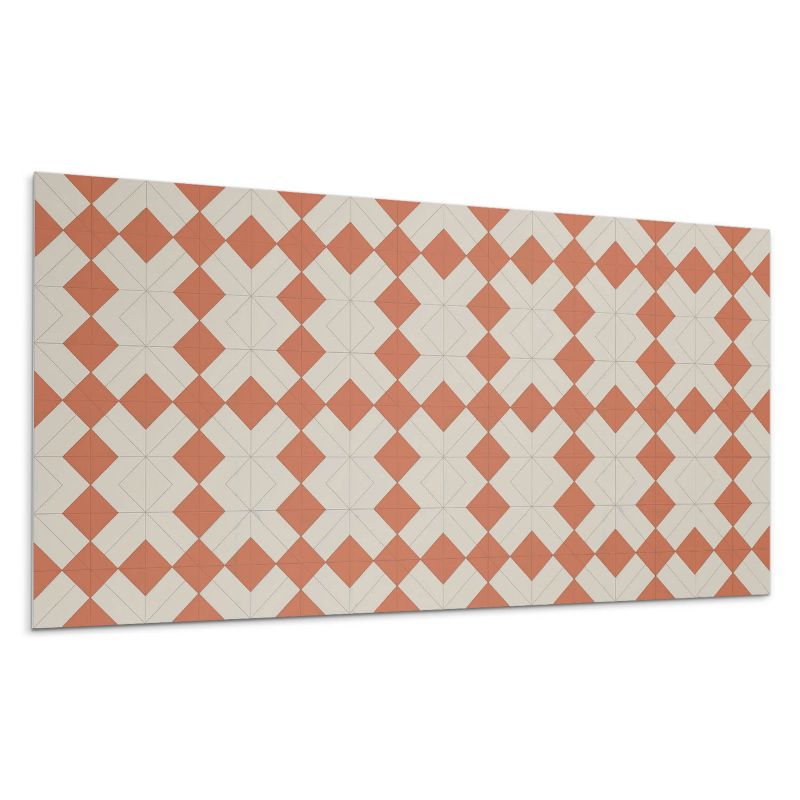 Kafelki samoprzylepne Wallfluent 40x20 cm Siatkowy motyw rombowy 10 szt.