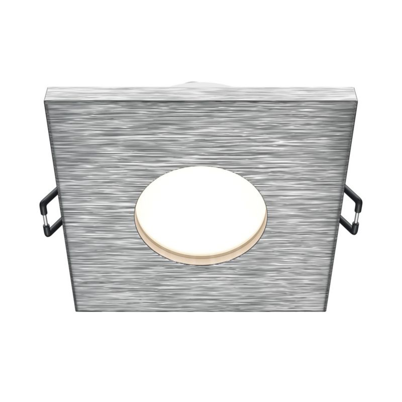 Oprawa sufitowa wpuszczana Maytoni Stark łazienkowa srebrna 1 x GU10 x 50W IP65 wym: 2,9 x 8,4 x 8,4 cm kwadratowa - 1 szt.