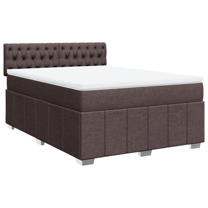 Łóżko kontynentalne WaszeMeble 140x190 cm brązowe WM-3287073 1 szt.