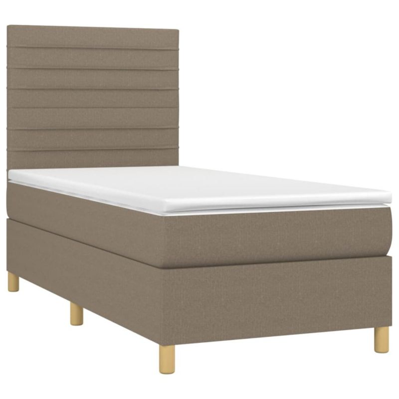 Łóżko kontynentalne WaszeMeble 100x200 cm Brązowe WM-3135497 1 szt.